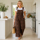 Women's Leopard Print Wide-Leg Jumpsuit