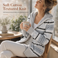 Women's Mid-Length Hooded Knit with Cotton Lining