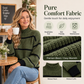 Women's Mock Neck Striped Knit Sweater
