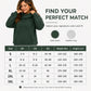 Women's Casual Cowl Neck Hooded Sweatshirt