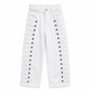 Women's Retro High Waisted Curved Leg Jeans