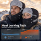 Windproof Winter Thermal Trapper Hat with Integrated Face Mask