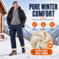 Men's Warm Plush-Lined Cargo Pants