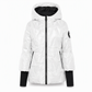 Women's Loose Fit Hooded Patchwork Cotton Long Sleeve Autumn Winter Coat