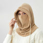 All-in-one thermal winter face mask & hood