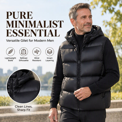 Men's Lightweight Thermal Hooded Vest