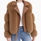 Women's Faux Fur Short Winter Coat