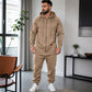 🖤Black Friday Sale:50% OFF🖤 💪Men's Casual Cozy Thermal Hooded Jumpsuit