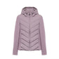 Women's Hooded Patchwork Quilted Padded Jacket