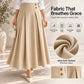 Women's High-Waisted Pleated A-Line Maxi Skirt