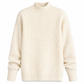 Men's Mock Neck Solid Color Knit Sweater