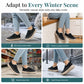 Women's Slip On Snow Boots Warm Comfortable Non Slip Winter Cotton Shoes with Wide Fit