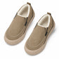 Women's Slip On Snow Boots Warm Comfortable Non Slip Winter Cotton Shoes with Wide Fit