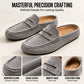 🤎 Men's Faux Suede Platform Slip-On Half Slippers