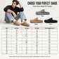 🤎 Men's Faux Suede Platform Slip-On Half Slippers
