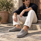 🤎 Men's Faux Suede Platform Slip-On Half Slippers