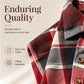 Women's Plaid Button Down Vest Shirt with Pockets