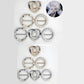 Elegant Metal Shirt Corner Buckle