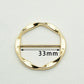 Elegant Metal Shirt Corner Buckle