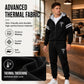 Men's Thickened Hooded Sweatshirt & Pants Set