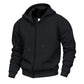 Men's Warm-Lined Full-Zip Hooded Sweatshirt