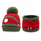 Women Winter Warm Knit Hat with Face Mask and Neck Warmer Windproof Ear Protection Beanie for Cycling