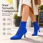 Women's Chic Pointed Toe Knit Stiletto Boots
