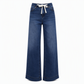 Women's Casual Loose Fit Wide Leg Denim Jeans