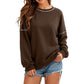 👕 Relaxed Easy Comfort, Clean Neckline | Women's Casual Loose Crewneck Sweatshirt