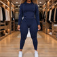 🧥 Easy Coordinated Comfort, Move-Ready Fit | Women's Casual Hoodie and Leggings Set