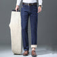Men's Winter Straight Fit Thermal Jeans