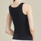 Slimming Fit Warm Vest with Built-in Chest Pad