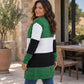 💚Women's Color-Block Open Front Knit Cardigan Sweater