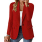 Women's Casual Open-Front Blazer Jacket