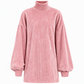 Elegant Women's Loose Fit Autumn Dress with Long Lantern Sleeves
