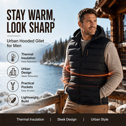 Men's Winter Thermal Hooded Vest🌲