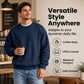 Men's Waffle Knit Crewneck Sweatshirt