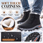 Men's Winter Plush-Lined Waterproof Snow Boots