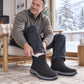 Men's Winter Plush-Lined Waterproof Snow Boots