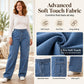 Women's Cargo Jeans with Elastic Drawstring Waist