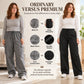 Women's Cargo Jeans with Elastic Drawstring Waist