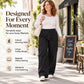 Women's Cargo Jeans with Elastic Drawstring Waist