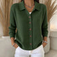 Women's Collared Button-Down Knit Cardigan
