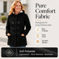 Women's Winter Warm Hooded Toggle Coat