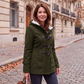 Women's Winter Warm Hooded Toggle Coat