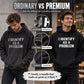 Men's Humorous Graphic Hooded Sweatshirt