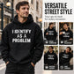 Men's Humorous Graphic Hooded Sweatshirt