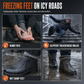 Mens Winter High Top Snow Boots Thickened Thick Sole Warm Shoes