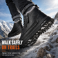 Mens Winter High Top Snow Boots Thickened Thick Sole Warm Shoes
