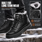 Mens Winter High Top Snow Boots Thickened Thick Sole Warm Shoes